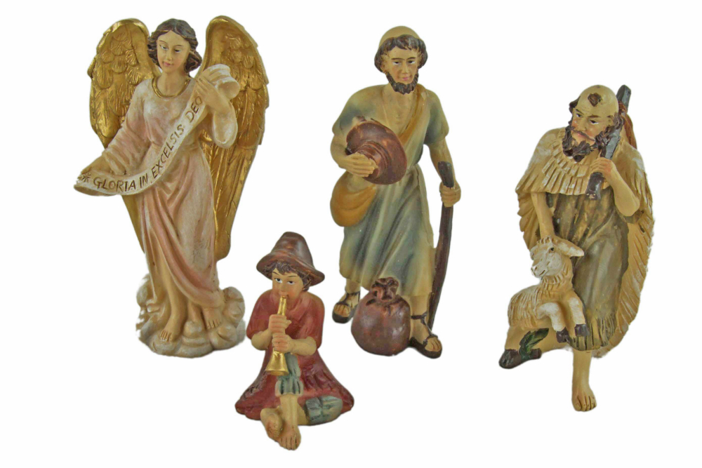 Wunderschöne Krippenfiguren 13-tlg., ca. 10 cm, K 171